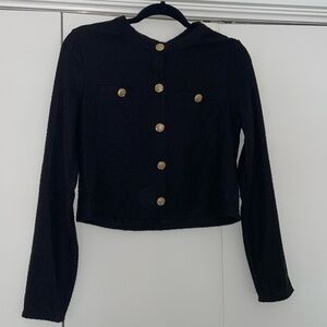 Cardigan with gold buttons NWT